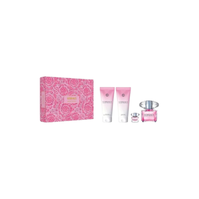Versace Bright Crystal  SET EDT 90 ML + SG 100 ML + BL 100 ML + MINI 5 ML - Image 1