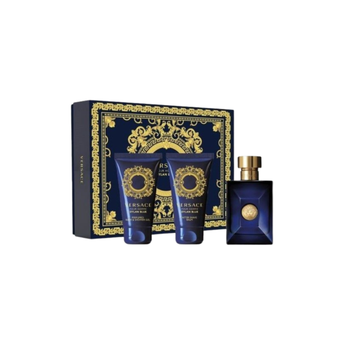Versace Dylan Blue  SET EDT 50ML + AS BALM 50ML + SG 50ML - Image 1